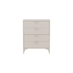 Endast denna vecka Byrå Piring Beige, 40x78x98 - Förvaring